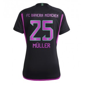 Bayern Munich Thomas Muller #25 Replika Udebanetrøje Dame 2023-24 Kortærmet